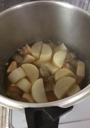 塩豚と根菜の煮物-レシピのメイン写真
