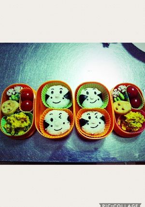 ♥キャラ弁♥簡単！こむすびまんおにぎり♥-レシピのメイン写真