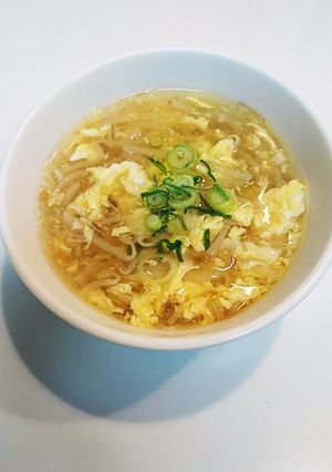 もやしと卵の中華スープ-レシピのメイン写真
