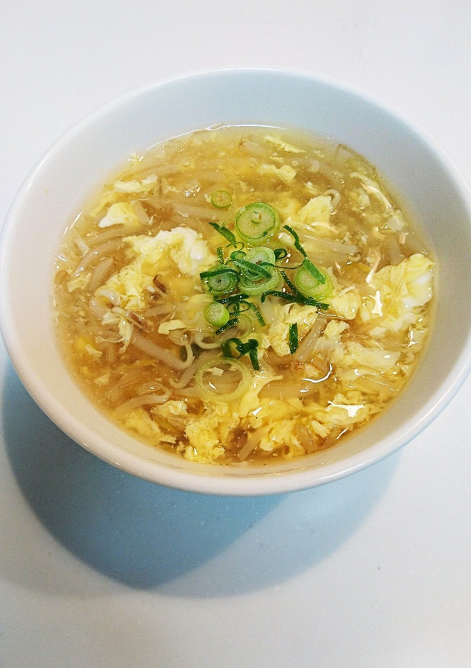 もやしと卵の中華スープ-レシピのメイン写真