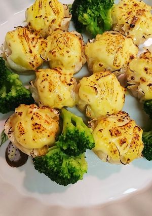 カニしゅうまいマヨチーズ焼き-レシピのメイン写真