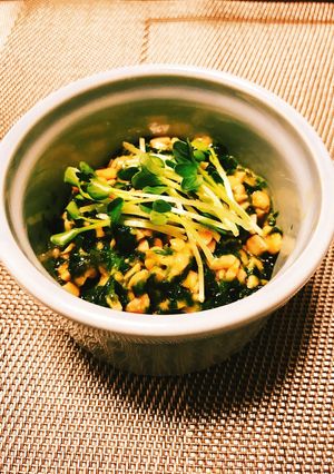 ♡生青のりと納豆あえただけ♡-レシピのメイン写真