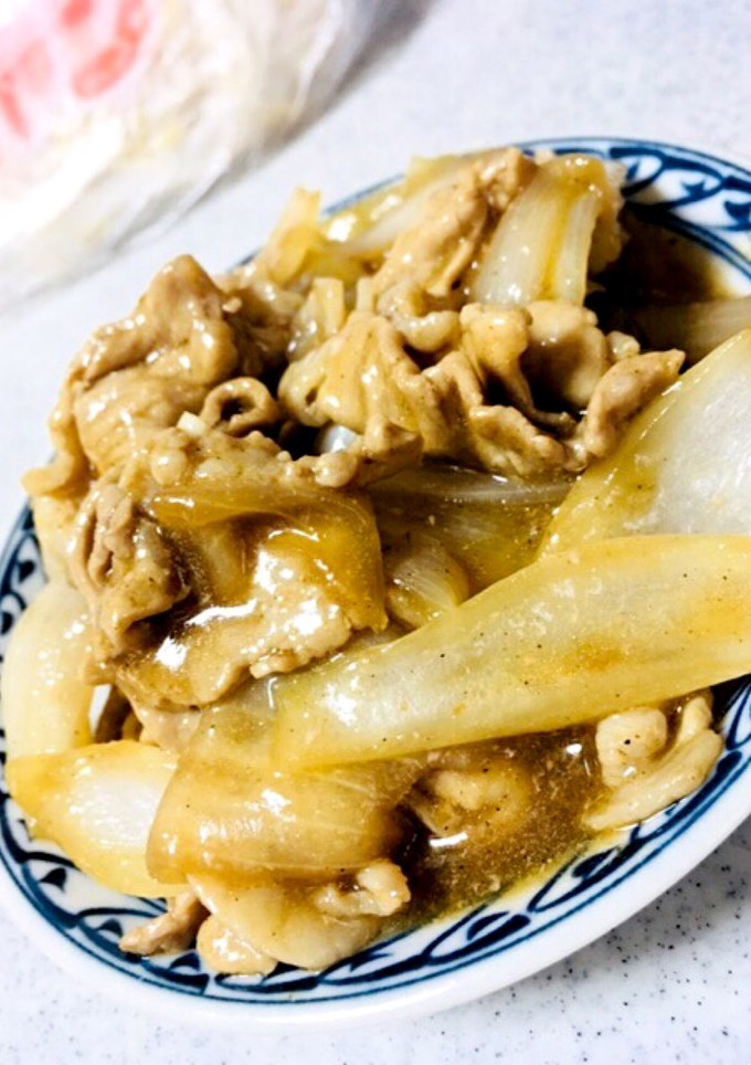 超簡単豚肉と新玉のおかず-レシピのメイン写真
