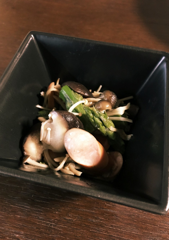 アスパラといろいろきのこの炒め物-レシピのメイン写真