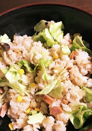 和風レタス炒飯-レシピのメイン写真