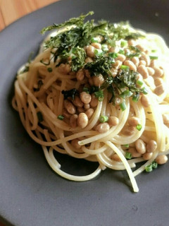 食わず嫌いさんぜひ。お吸い物納豆パスタ☆-レシピのメイン写真