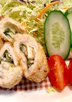 ささみの紫蘇チーエリンギ巻き-レシピのメイン写真