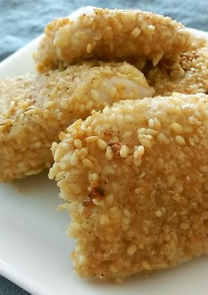 鶏むね肉のマヨゴマ焼き-レシピのメイン写真
