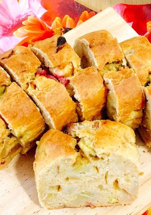 【米粉】りんごとバナナのパウンドケーキ-レシピのメイン写真