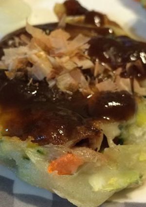 【おやつレシピ】お好み焼き-レシピのメイン写真