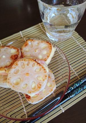 れんこんとベーコンのチーズ焼き♪-レシピのメイン写真