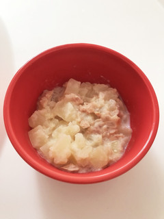 離乳食中期のツナじゃがいものミルクスープ-レシピのメイン写真
