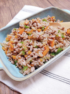 お弁当用作りおき☆うちの万能そぼろ-レシピのメイン写真