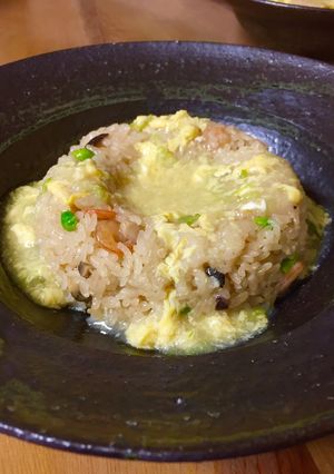 炊飯器で簡単海鮮ご飯 卵餡かけ-レシピのメイン写真