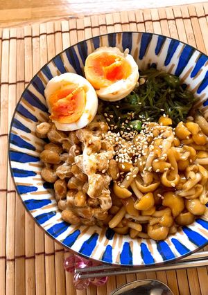 なめこオクラめかぶネバネバ丼-レシピのメイン写真