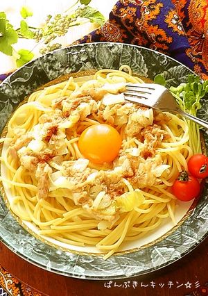 激ウマ！簡単！ツナ玉スパゲティ♡-レシピのメイン写真