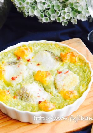 タラとアボカド豆腐タルタルグラタン＊春色-レシピのメイン写真