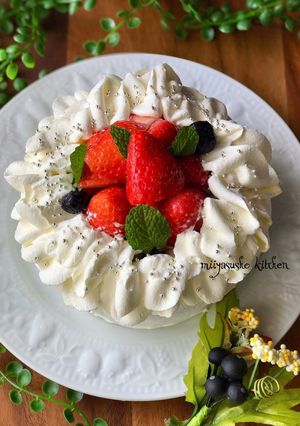 苺のショートケーキ15cm-レシピのメイン写真