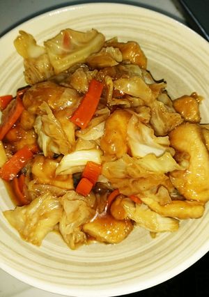 むね肉のﾌﾟﾙﾌﾟﾙ野菜炒め-レシピのメイン写真