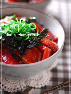 マグロの和辛子づけ丼-レシピのメイン写真