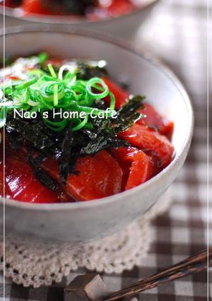マグロの和辛子づけ丼-レシピのメイン写真