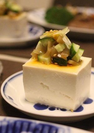 ごま油香る、中華風冷ややっこ-レシピのメイン写真