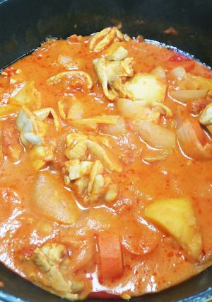 野菜ごろごろトマトミルク煮-レシピのメイン写真
