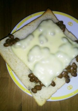 納豆とチーズのトースト-レシピのメイン写真