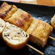 油あげで巻き巻きつくね