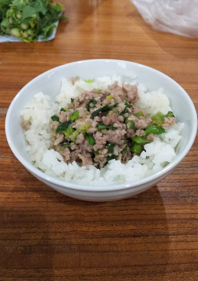 簡単・ねぎ塩の豚そぼろ丼-レシピのメイン写真