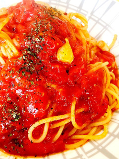絶品!シンプル!トマトパスタ♪-レシピのメイン写真