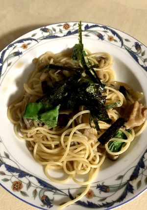 鶏肉とキノコの和風パスタ-レシピのメイン写真