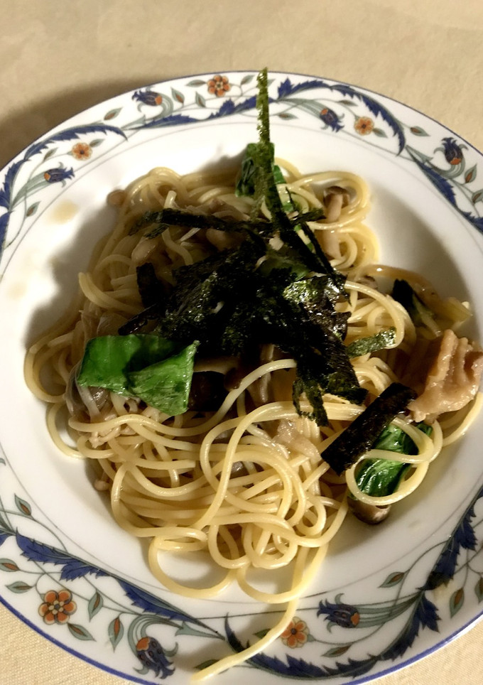 鶏肉とキノコの和風パスタ-レシピのメイン写真