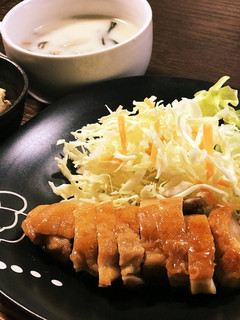 献立メモ *ˊᵕˋ)੭ 照り焼きチキン-レシピのメイン写真