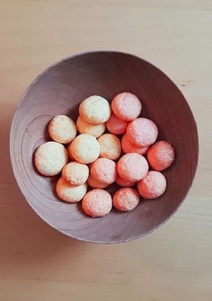 お雛祭りに紅白ぼうろ♡-レシピのメイン写真