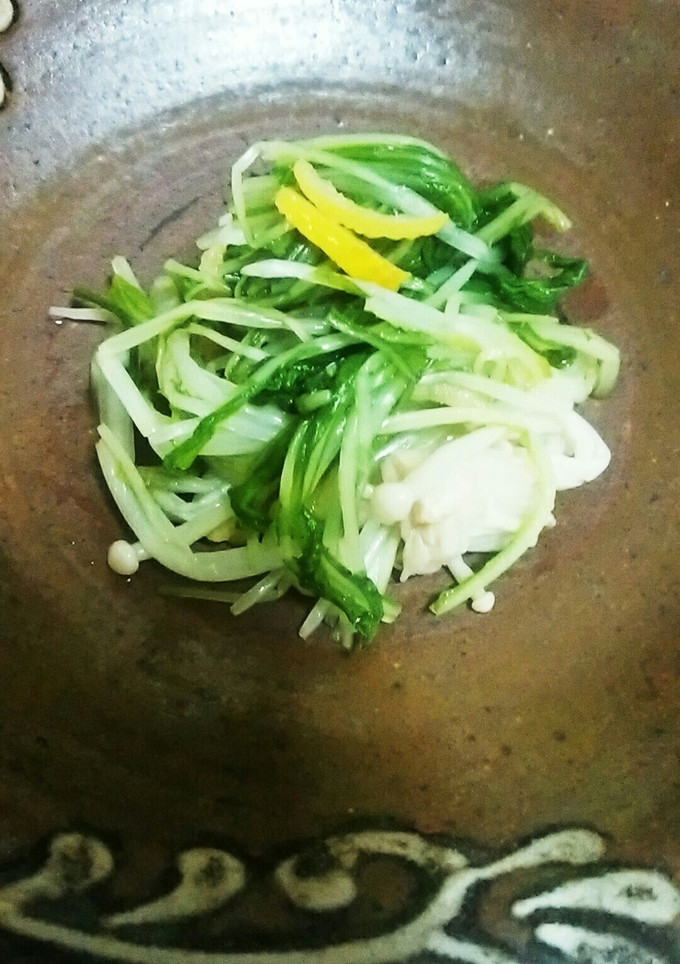 柚子香るとろっと水菜のお浸し-レシピのメイン写真