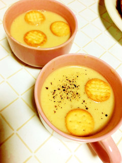 ミキサー不要!ポテトチーズポタージュ♪-レシピのメイン写真