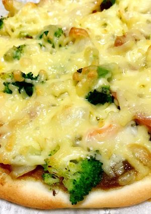 カレーポテトピザ！-レシピのメイン写真