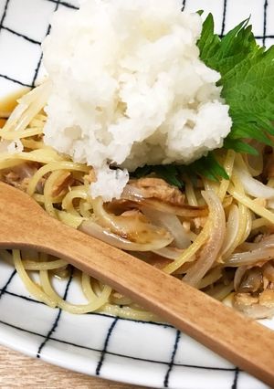 簡単!!喫茶店のツナと玉ねぎの和風パスタ-レシピのメイン写真
