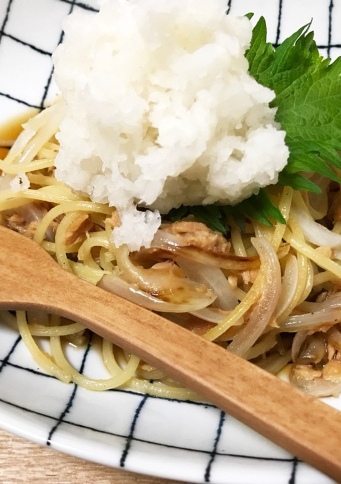 簡単!!喫茶店のツナと玉ねぎの和風パスタ-レシピのメイン写真