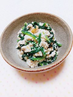 ほうれん草の胡桃白和え❀-レシピのメイン写真