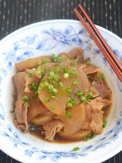 豚バラ大根の赤味噌煮込み【作り置き】-レシピのメイン写真