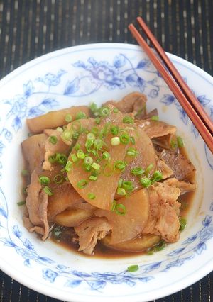 豚バラ大根の赤味噌煮込み【作り置き】-レシピのメイン写真
