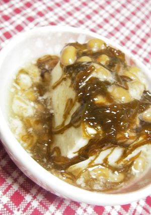 ダイエットに♬♫　もずく❤納豆❤豆腐-レシピのメイン写真
