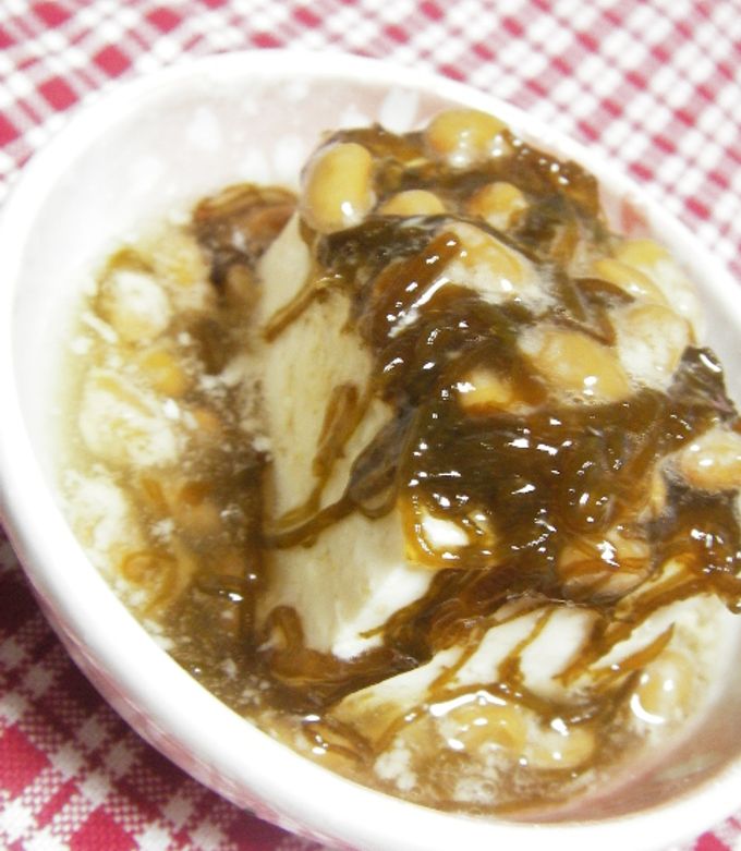 ダイエットに♬♫ もずく❤納豆❤豆腐 by かごちゃー 【クックパッド