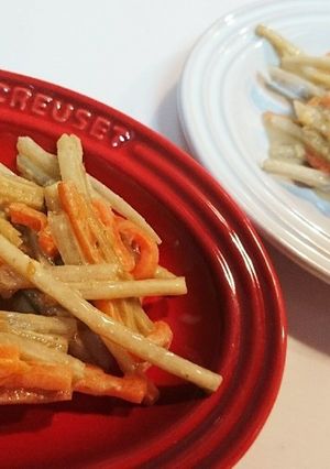 ごぼう・人参のごまドレサラダ-レシピのメイン写真