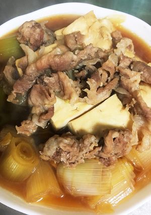 素早く一品！肉豆腐-レシピのメイン写真