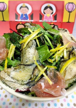 ひな祭りに 春の牡蠣とレモンのサラダ-レシピのメイン写真