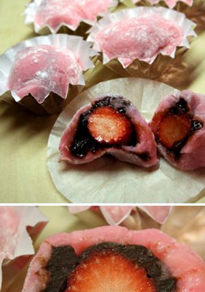 バレンタインに♪もっちり生チョコ苺大福☆-レシピのメイン写真