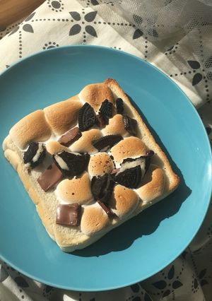 オレオチョコマシュマロトースト-レシピのメイン写真